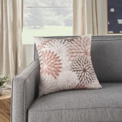 Mina Victory Aloha Floral Tropical Outdoor Throw Pillow -Decor Haven Store GUEST 9740d836 fe39 4668 8eba 8c4c20753d79