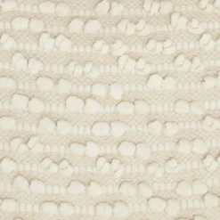 Mina Victory Life Styles Loop Stripe Center Natural Throw Pillow - Off-White 18"X18" -Decor Haven Store GUEST 9b31fc5e f140 4394 a5d1 e0da790b1a61