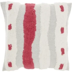 Mina Victory Life Styles Tufted Woven Waves 18"x18" Indoor Throw Pillow 19 Mina Victory Life Styles Tufted Woven Waves 18"x18" Indoor Throw Pillow -Decor Haven Store GUEST 9cbdbfc5 2cc3 47ec b150 fbcf8cd42115