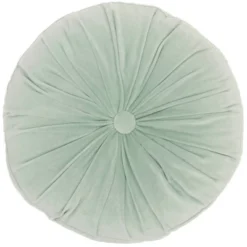 16" Ruched Velvet Round Throw Pillow - Mina Victory 16 16" Ruched Velvet Round Throw Pillow - Mina Victory -Decor Haven Store GUEST 9f300606 c6b9 48eb 82bf 9bf099a35961