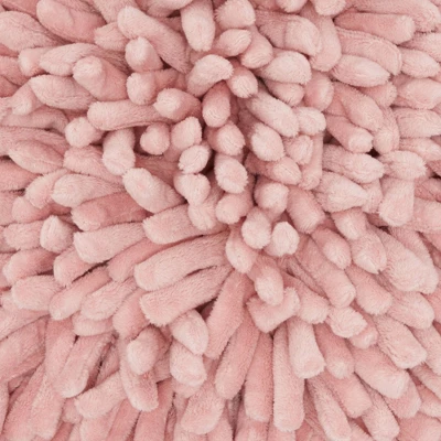 Life Styles Velvet Sponge Finger Oversize Square Throw Pillow Pink - Mina Victory 4 Life Styles Velvet Sponge Finger Oversize Square Throw Pillow Pink - Mina Victory - Image 2