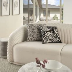 Mina Victory Sofia Jaquard Zebra Velvet 18" X 18" Black Indoor Throw Pillow 11 Mina Victory Sofia Jaquard Zebra Velvet 18" X 18" Black Indoor Throw Pillow -Decor Haven Store GUEST a08fc95f 1f2b 4087 8169 8412952538a0