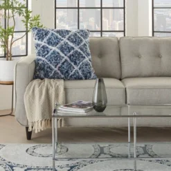 24"x24" Life Styles Sprinkle Dye Lattice Throw Pillow - Mina Victory 12 24"x24" Life Styles Sprinkle Dye Lattice Throw Pillow - Mina Victory -Decor Haven Store GUEST a34a7836 7b9a 48b5 911b 4b254505d822