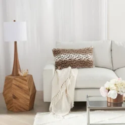 Deer Faux Fur Throw Pillow Beige - Mina Victory 11 Deer Faux Fur Throw Pillow Beige - Mina Victory -Decor Haven Store GUEST a5cb2478 fc6d 42dd a16d 7bbba7d92371