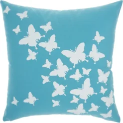 Mina Victory Outdoor Pillows L0204 Turquoise -Decor Haven Store GUEST a6e9f109 d3a4 4b50 a8ab 64b07783cfa8