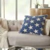 20"x20" Oversize Printed Stars Square Throw Pillow Navy - Mina Victory -Decor Haven Store GUEST ab0356d9 1a25 4932 a98d fc2bf6d29fa2