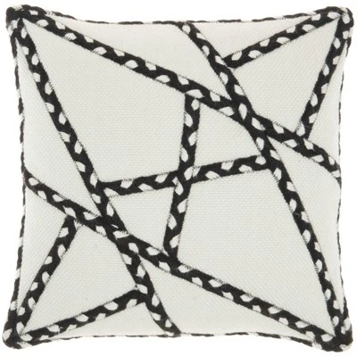 18"x18" Woven Braided Geometric Outdoors Square Throw Pillow - Mina Victory 9 18"x18" Woven Braided Geometric Outdoors Square Throw Pillow - Mina Victory - Image 7