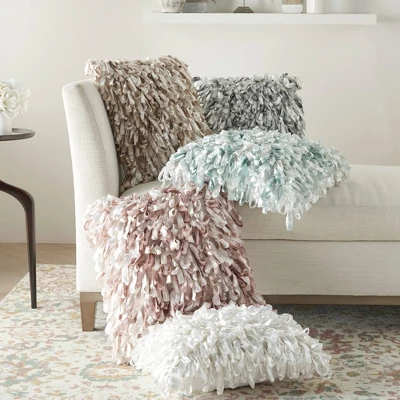 20"x20" Life Styles Ribbon Loops Throw Pillow - Mina Victory 7 20"x20" Life Styles Ribbon Loops Throw Pillow - Mina Victory - Image 5