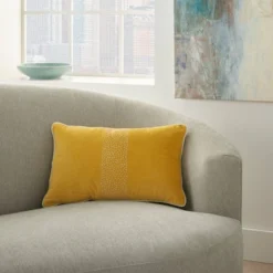 12"x20" Oversize Life Styles Hand Stitched Striped Lumbar Throw Pillow - Mina Victory 11 12"x20" Oversize Life Styles Hand Stitched Striped Lumbar Throw Pillow - Mina Victory -Decor Haven Store GUEST b2029272 76a3 45cf b60c dbc584d60537