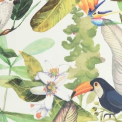 18"x18" Reversible Indoor/Outdoor Jungle And Cubes Pattern Square Throw Pillow - Mina Victory -Decor Haven Store GUEST b2538d97 33f9 4084 93bb fcd5554a430e