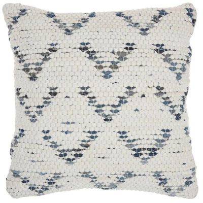 20"x20" Oversize Life Styles Arrows Square Throw Pillow Denim - Mina Victory 3 20"x20" Oversize Life Styles Arrows Square Throw Pillow Denim - Mina Victory