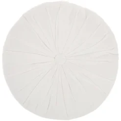 16" Ruched Velvet Round Throw Pillow - Mina Victory 22 16" Ruched Velvet Round Throw Pillow - Mina Victory -Decor Haven Store GUEST b5c3ac8c ad8f 4538 b70b 30862bb24dcd