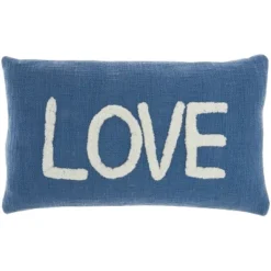 12"x21" Oversize Life Styles 'Love' Tufted Lumbar Throw Pillow - Mina Victory -Decor Haven Store GUEST b60bbca1 78cb 463f 88a7 f5dce4280677