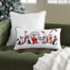 Mina Victory Holiday Animal Joy 12" X 24" White Throw Pillow -Decor Haven Store GUEST b724f679 c9df 46e8 8045 fa826e5cecf3