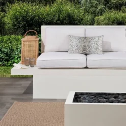 12"x21" Raised Print Leopard Outdoor Lumbar Throw Pillow White/Black - Mina Victory -Decor Haven Store GUEST baa57cfa 618c 477c 9bca 80245ab43bc9