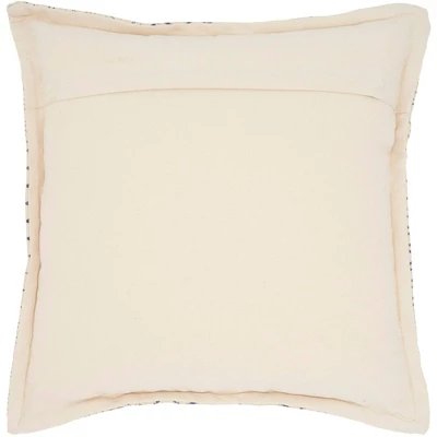 Life Styles Printed Circle Patch Oversize Square Throw Pillow Indigo - Mina Victory 5 Life Styles Printed Circle Patch Oversize Square Throw Pillow Indigo - Mina Victory - Image 3