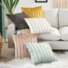 Sofia Beaded Striped Throw Pillow - Mina Victory