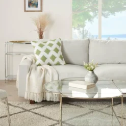 20"x20" Oversize Life Styles Woven Diamonds Square Throw Pillow - Mina Victory -Decor Haven Store GUEST c3a1ac46 8f2e 41b3 9399 c11b36e95091