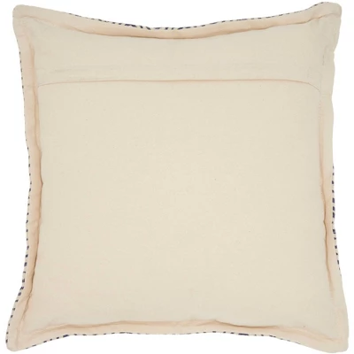 Life Styles Printed Waves Oversize Square Throw Pillow Indigo - Mina Victory 5 Life Styles Printed Waves Oversize Square Throw Pillow Indigo - Mina Victory - Image 3