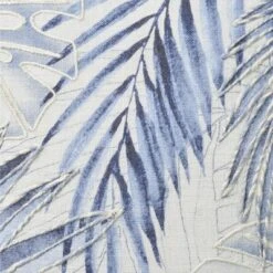 Mina Victory Life Styles Embroidered Palms 18" X 18" Blue Indoor Pillow Cover -Decor Haven Store GUEST c5901a1b 6721 4c31 81fd 71198cac7a61