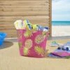 Mina Victory Pineapple Hot Pink Beach Tote Bag 2 Mina Victory Pineapple Hot Pink Beach Tote Bag -Decor Haven Store GUEST c94788e7 c070 4339 9e8a c1b67f3cc3a5