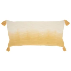 14"x30" Life Styles Ombre Lumbar Throw Pillow With Tassels - Mina Victory -Decor Haven Store GUEST cb11c4c6 8d9e 4834 991f cd18ef1e4805