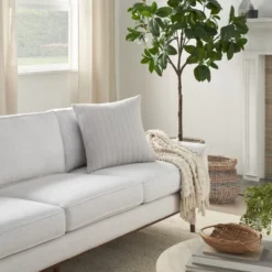 Mina Victory Life Styles Verticle Stripes 18" X 18" Indoor Pillow Cover 10 Mina Victory Life Styles Verticle Stripes 18" X 18" Indoor Pillow Cover -Decor Haven Store GUEST ce807612 5b98 43bc aa3e 1d8784685597