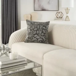 Mina Victory Luminescence Beaded Flowers Indoor Throw Pillow -Decor Haven Store GUEST df16cfab f4f2 430a ad36 f24943f87428