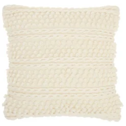 18"x18" Life Styles Woven Striped Square Throw Pillow - Mina Victory -Decor Haven Store GUEST e5ba7a6b 98ca 4229 ab1e 3d2516f8fa6e