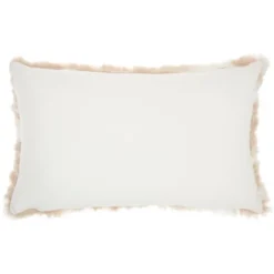 Faux Fur Angora Rabbit Throw Pillow - Mina Victory -Decor Haven Store GUEST e8f40a2b 7c98 4af5 b996 39738426146d