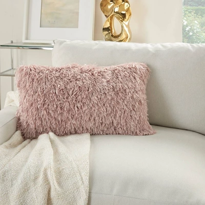 Soft Ribbon Shag Throw Pillow - Mina Victory 5 Soft Ribbon Shag Throw Pillow - Mina Victory - Image 3