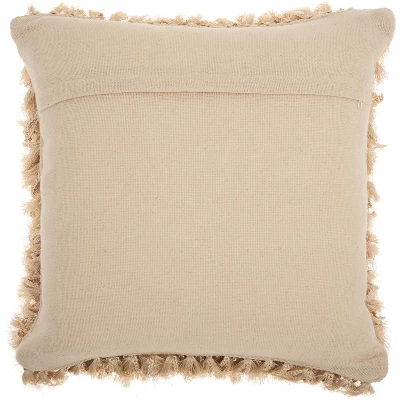 20"x20" Oversize Braided Shag Square Throw Pillow - Mina Victory 3 20"x20" Oversize Braided Shag Square Throw Pillow - Mina Victory