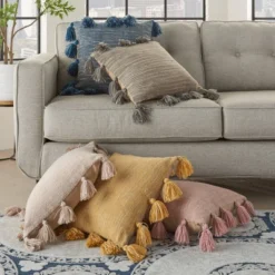 Life Styles Woven With Tassels Throw Pillow - Mina Victory 13 Life Styles Woven With Tassels Throw Pillow - Mina Victory -Decor Haven Store GUEST f289bf57 2733 4b5b 9d2b 05640d579231