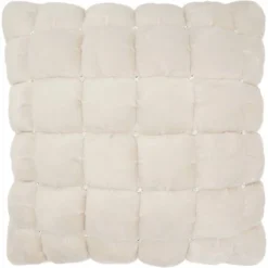 Oversize Luminescence Quilted Swarovski Square Throw Pillow - Mina Victory -Decor Haven Store GUEST f6f34ee8 1ec4 46d7 a84d 923cc7defaaf