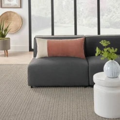 14"x32" Oversized Cotton Velvet Linen Colorblock Indoor Lumbar Throw Pillow Blush - Mina Victory 9 14"x32" Oversized Cotton Velvet Linen Colorblock Indoor Lumbar Throw Pillow Blush - Mina Victory -Decor Haven Store GUEST f717ecc7 db6d 45b5 9926 7f5dabbba7bc