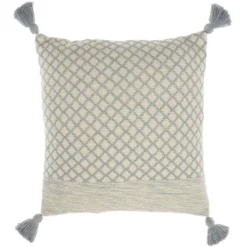 18"x18" Life Styles Lattice With Tassels Square Throw Pillow - Mina Victory 15 18"x18" Life Styles Lattice With Tassels Square Throw Pillow - Mina Victory -Decor Haven Store GUEST f8f4d5db e3b5 49fd aacc 4f075ae3d3a8