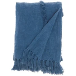 50"x60" Life Styles Tufted Abstract Diamond Throw Blanket - Mina Victory